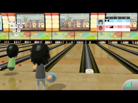 Wii Sports Club - Online Bowling 10 Pin Friend Game
