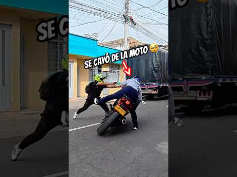 No fue buena idea enseñarle yo mismo 🤣 #risas #biker #diversion #motos #humor