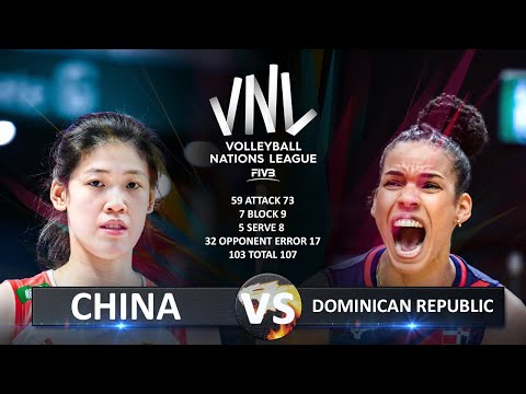 China vs Dominican Republic | Women's VNL 2023