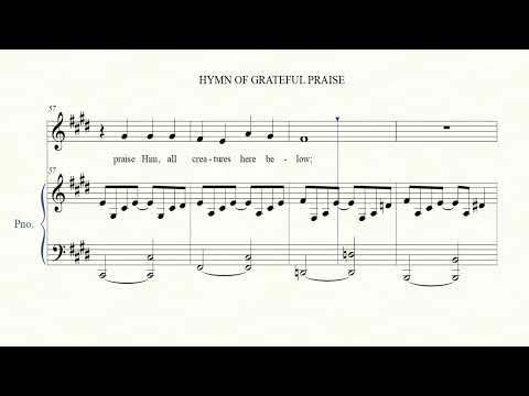 Hymn of grateful Praise [SATB] | Soprano with Accompaniment