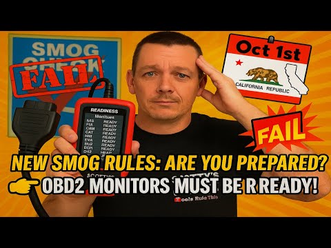 California Smog Inspection Update. NEW SMOG RULE Starts October 1st!