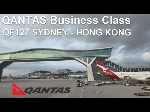 [4K] QF127 Flight Tour | SYDNEY to HONG KONG, A330 Business Class