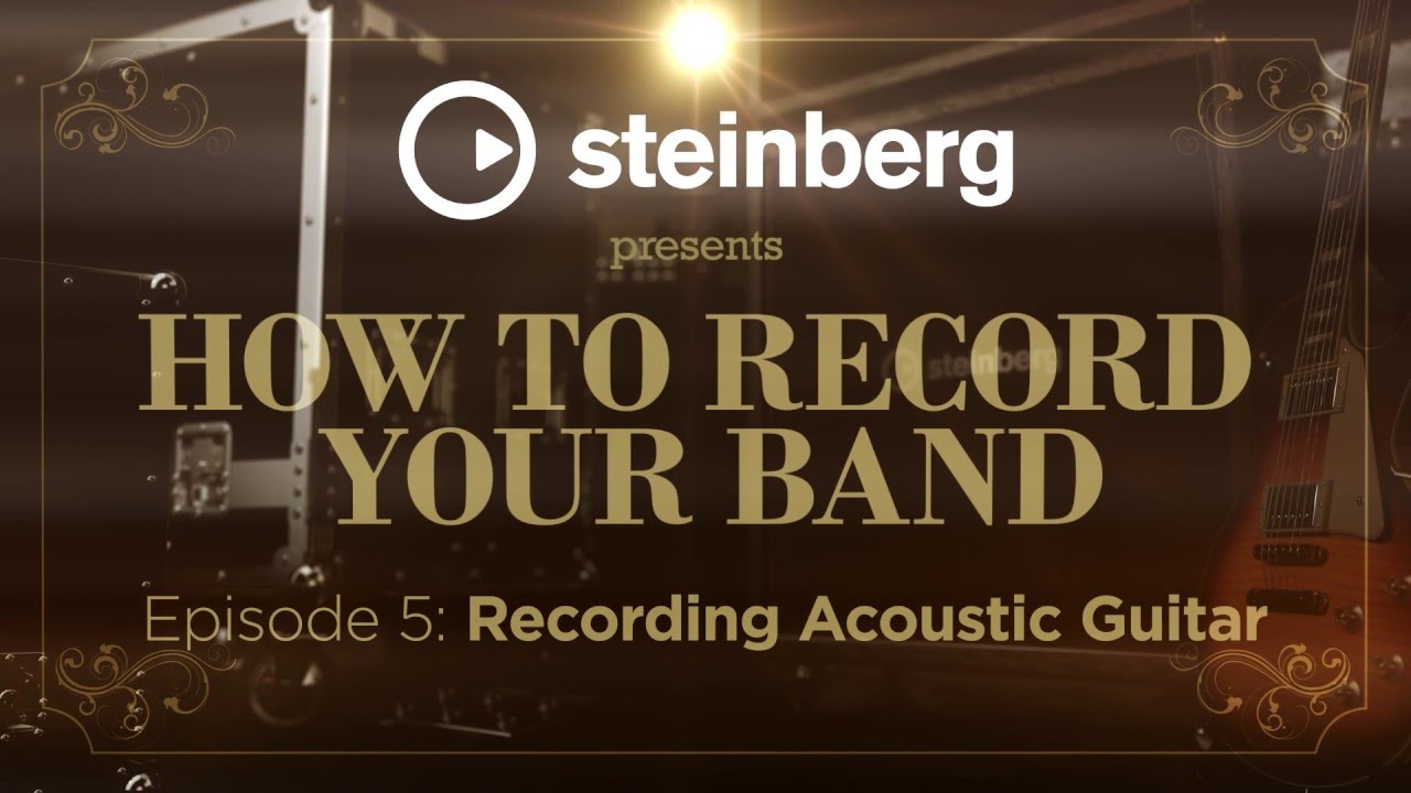 How to record your band, part 5: recording acoustic guitars in a live band - YouTube