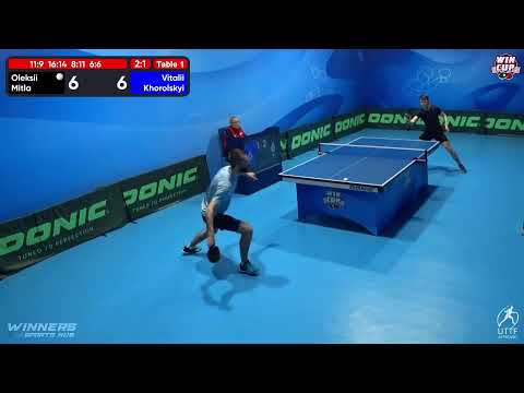 18:00 Oleksii Mitla 3 - 1 Vitalii Khorolskyi West 3 WIN CUP 13.10.2022 | TABLE TENNIS WINCUP