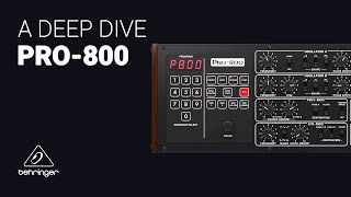 Video thumbnail for The PRO-800 Behringer complete Deep Dive guide tutorial by XNB
