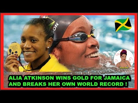 Alia Atkinson wins gold for Jamaica
