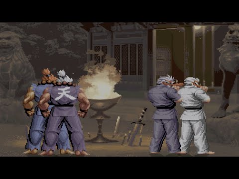 KOF Mugen || Battle OF The Bosses || Gouki & Shin Gouki Vs Mr.Karate & Shin Mr.Karate || Epic Duo ||