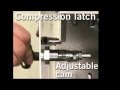 Learn about quarter-turn compression latches
