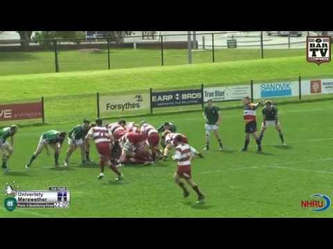 2014 NHRU Qualifying Final Premier 3 Highlights - University v Hamilton