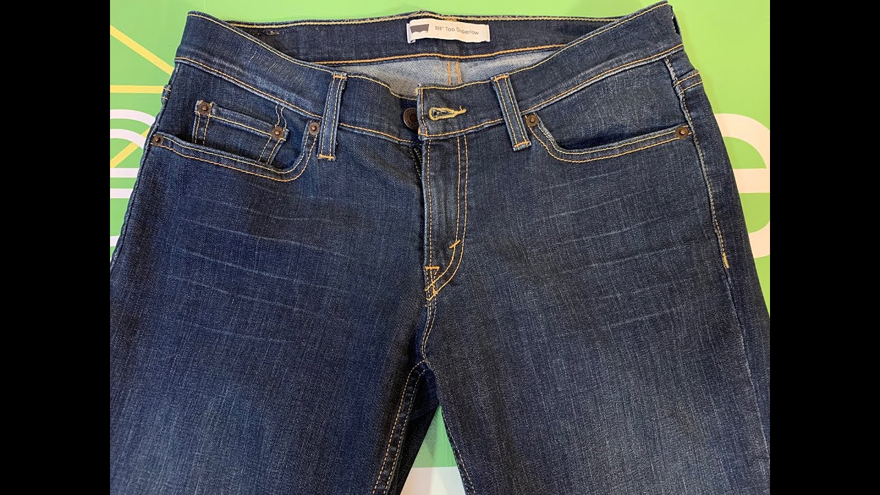 Levis Womens 524 Too Superlow Jeans Size 9M