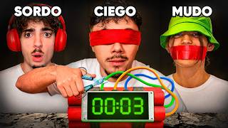 Un Sordo, un Ciego y un Mudo intentando desactivar una BOMBA😭