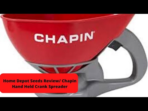 Chapin Hand Held Multipurpose Spreader/Home Depot Seeds Review