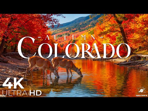 Colorado Autumn 4K 🍁 Scenic Drives, Aspen Trees & Rocky Mountains Fall Colors