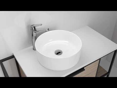 Миниатюра изображения товара Умывальник со смесителем Cersanit Moduo 50 Square / 63570 + 63038