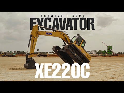 Xe220c schwing xcmg hydraulic excavator