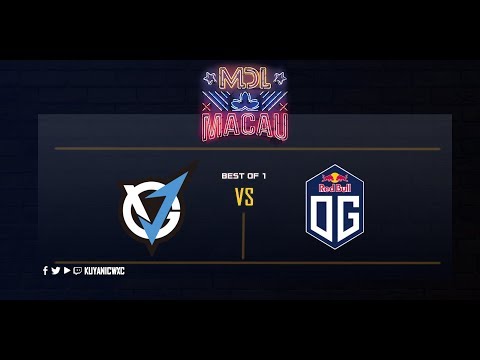 OG vs VG.J Storm Game 1 (Bo1) | MDL Macau