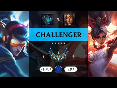 Challenger Match: Super Kalista vs Super Sivir - EUW server Patch 25.S1.3