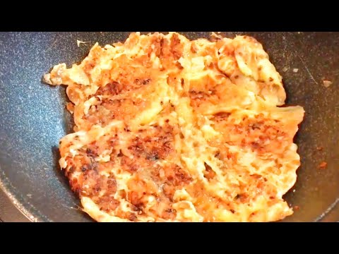 Easy Chinese Recipe: Chai-po Omelette // Radish Omelette 菜脯蛋