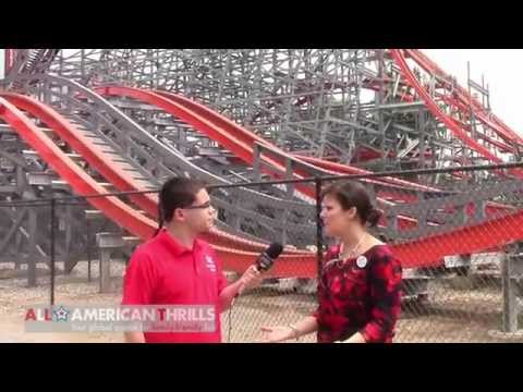 Tour with Jen McGrath at Six Flags New England from All-American Thrills