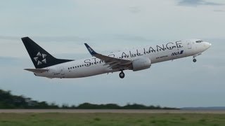 preview picture of video '[B737 STAR ALLIANCE Livery] ANA Boeing 737-800 JA51AN TAKE-OFF NOTO Airport 能登空港 2012.9.9'