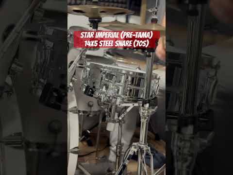 RARE!! Star Imperial 14x5 Steel Snare Drum (Pre-Tama) 1970 image 13