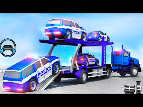 US Police Truck Car Transporter - Best Android Gameplay