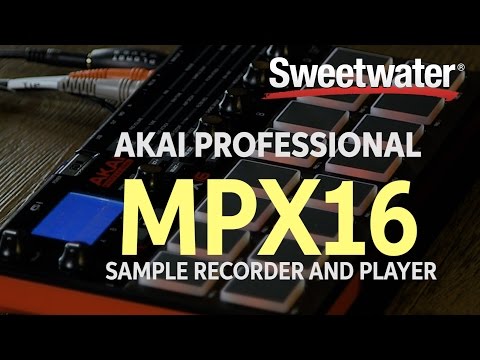 AKAI Professional MPX16 Sample Recorder/Player — Daniel Fisher