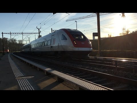 Trafic ferroviaire entre Pully et Yverdon les Bains