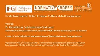 Nationalistische Dispositionen in der türkischen Politik und ihre Auswirkungen in Deutschland