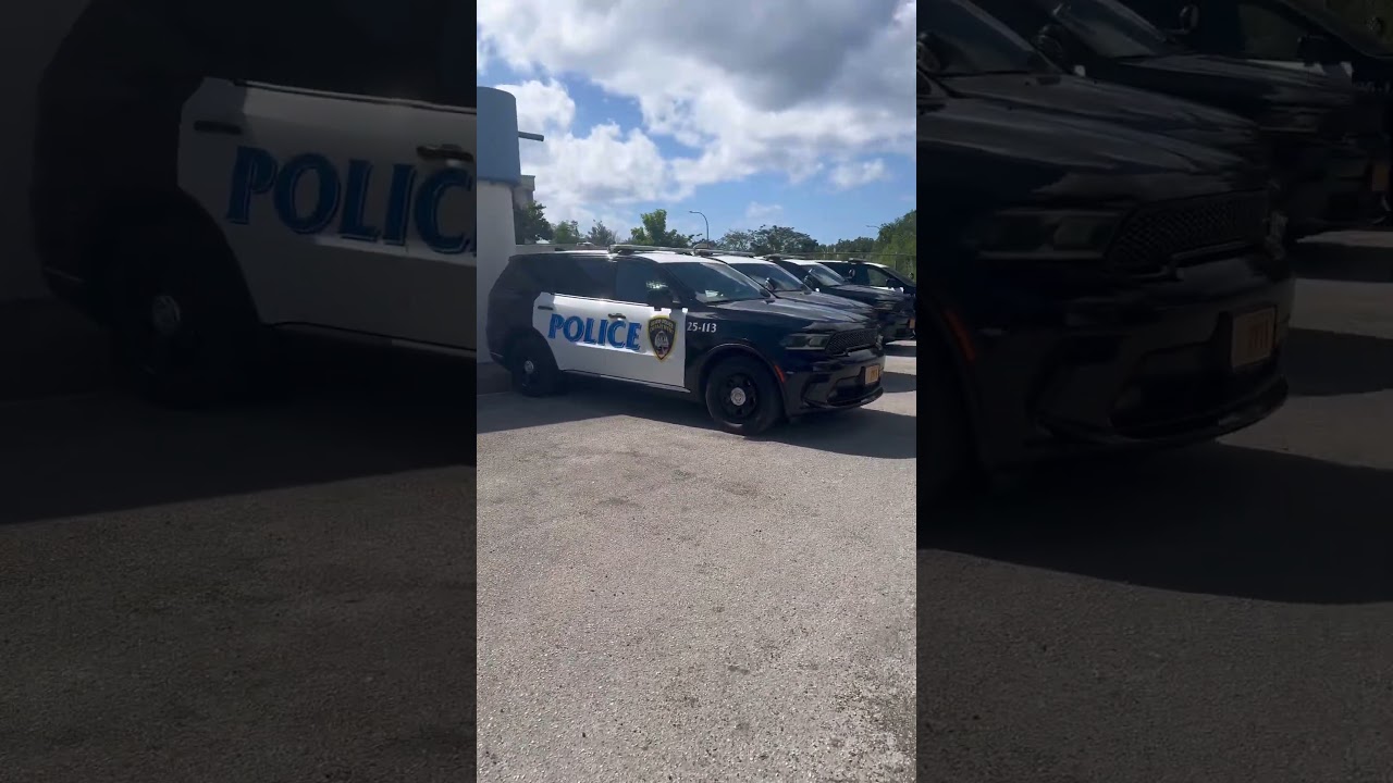 グアムのパトカーはカッコいいのと、可愛いのがありますよの件！