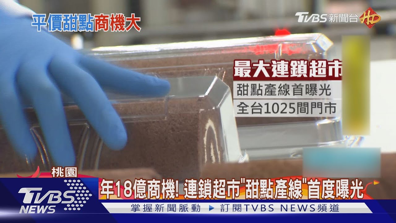 年18億商機! 連鎖超市「甜點產線」首度曝光
