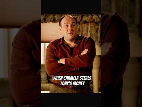 When Carmela steals Tony’s money  #foryou #thesopranos #series #shorts #drama