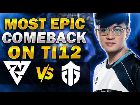 MOST EPIC COMEBACK ON TI12 - Tundra vs Entity - The International 2023 Dota 2