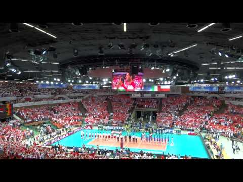 Hymn Polski Acapella - Polska - Włochy, Katowice (Spodek), 13.06.2014 r.