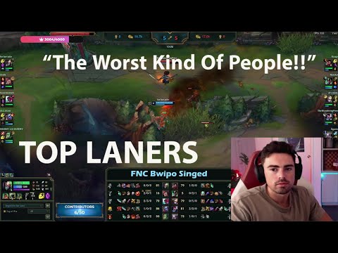 Midbeast On The Type Of People Who Play Top Lane!!