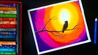 Featured image of post Night Sky Oil Pastel Drawings Sunset Oil pastel drawing sunset sea seascape oil pastel landscape clouds sky by swanee art turn on subtitles and watch