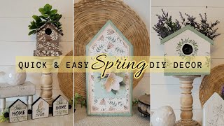 🌿QUICK & EASY SPRING DIY DECOR🌷5 Ways to Customize Home Decor Projects🌱Repurposing Old into New!