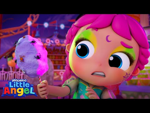 Halloween Party Time 🎶🎃🎶 | Jill's Playtime | Little Angel Kids Songs & Nursery Rhymes