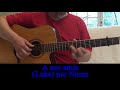 A nos amis (Luke) reprise en guitare voix Coxer 2001