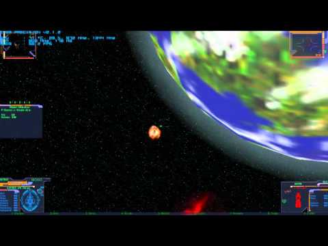 Klingon Academy skirmish - Defiant vs Kazon mother ship 1