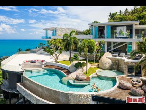 Ultra Luxury Amazing 5 Bed Sea View Villa, 270Â° Panorama in Chaweng Noi, Koh Samui