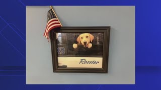 Bowie Police mourn the passing of retired K9 Rooster