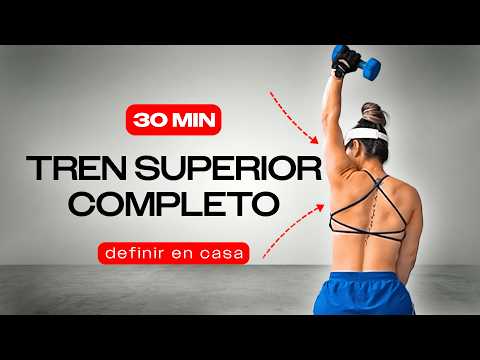 30 MIN UPPER BODY WORKOUT with DUMBBELLS 🔥 Define EVERYTHING (at home)