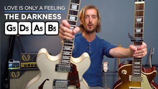 How To Play Love Is Only A Feeling by The Darkness - Simple Chords + SOLOS!