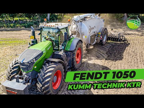 FENDT 1050 Vario & KUMM Technik KTR Güllefass | Gülletechnik vom Feinsten