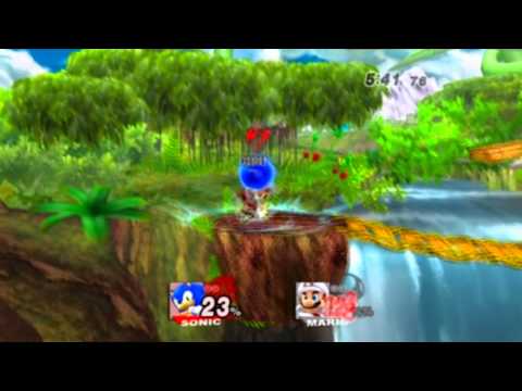 Super Smash Bros: Project M Demo 2 | Sonic Vs Mario (CPU lvl 9)