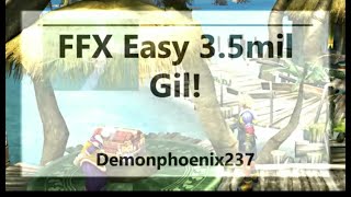 Final Fantasy X Tip Video: Easy 4 Million Gil with Airship and Capture Weapons!