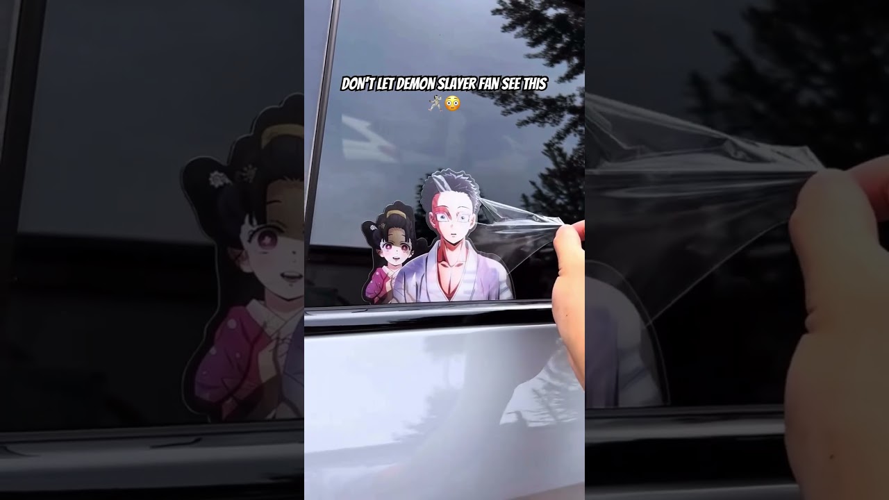 Holo stickers? 😳 #demonslayer #akaza #kimetsunoyaiba