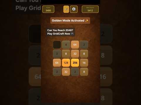 GridCraft: 2048 Merge Puzzle