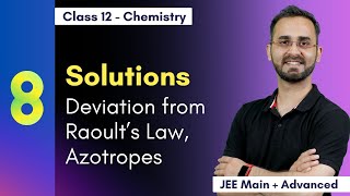 Deviation from Raoult's Law, Azeotropes